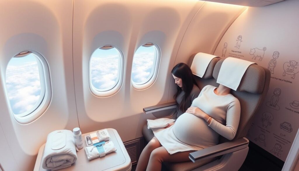 Aviation guidelines for expectant mothers