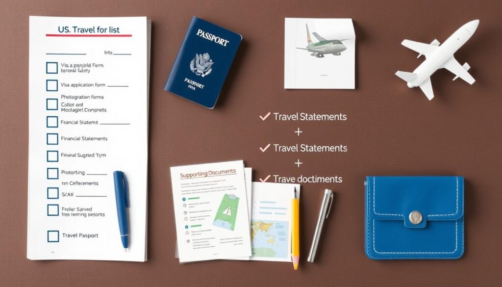 US travel document checklist