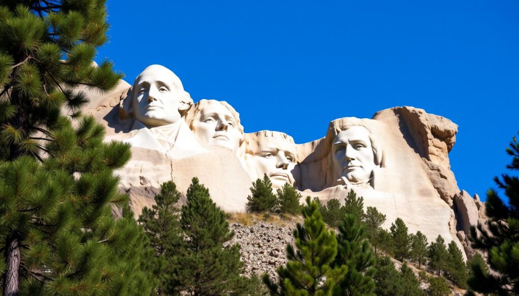 presidents carved in stone