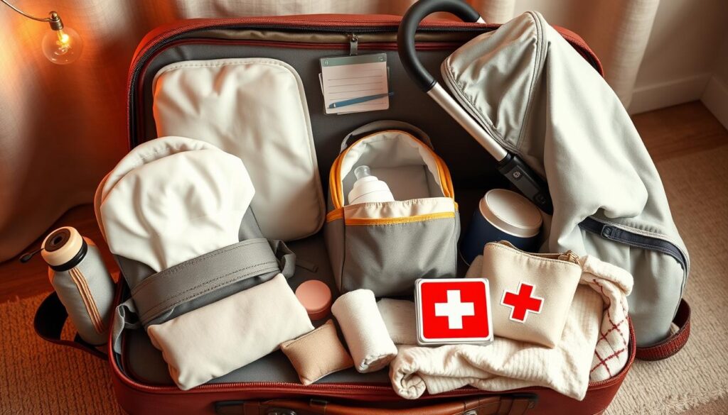 Baby travel essentials for health and comfort