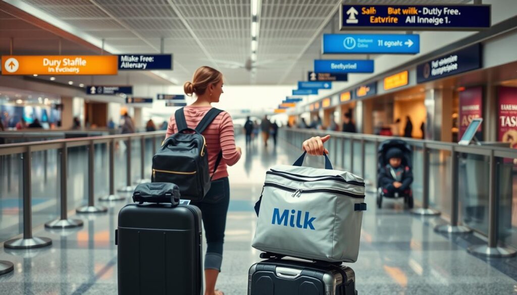 International travel with breast milk