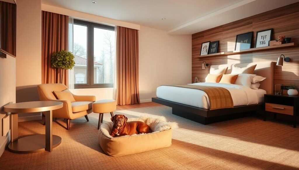 Modern Pet-Friendly Hotel Room