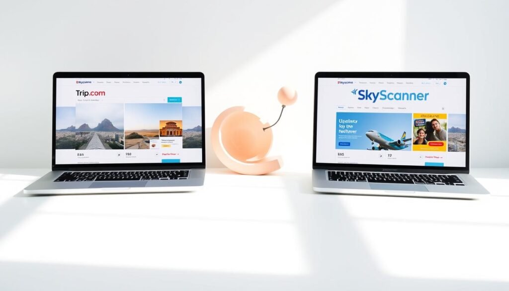 Trip.com and Skyscanner comparison