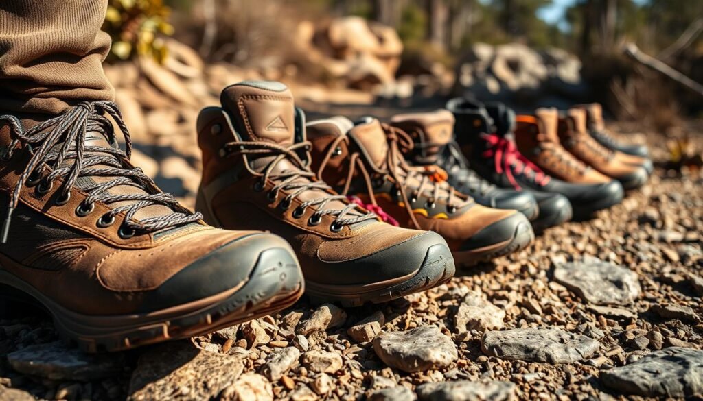 hiking footwear testing
